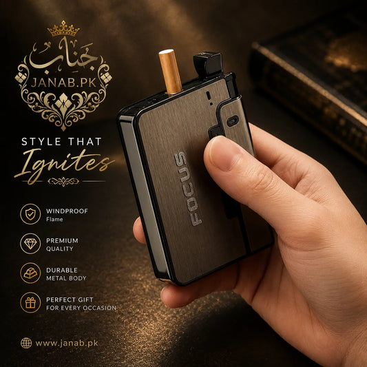 Focus Premium Case Lighter with Unique Aura Janab.pk